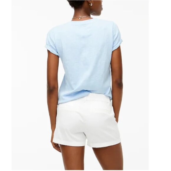 J.Crew Factory Classic Chino Short 7" Inseam Sz 16 White Preppy Classic NWT - Picture 7 of 7